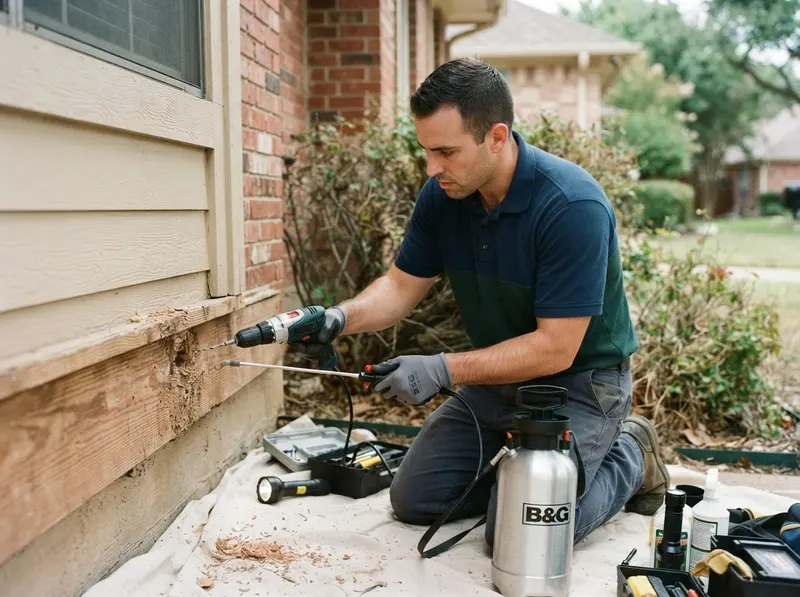 Carpenter Ant Structural Remediation in Plano, TX