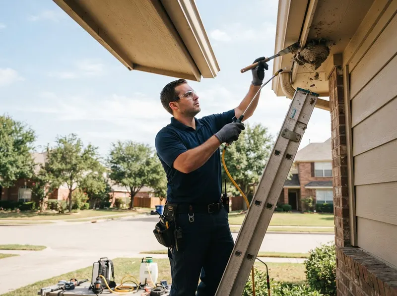 Stinging Insect Nest Removal & Eave Sealing in Plano, TX